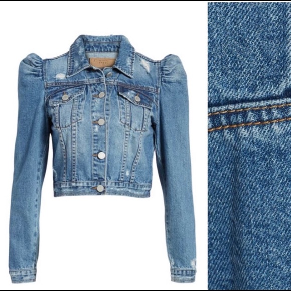 ❌SOLD❌Blank Nyc puff sleeve denim jacket - Picture 6 of 6